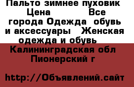 Пальто зимнее пуховик › Цена ­ 2 500 - Все города Одежда, обувь и аксессуары » Женская одежда и обувь   . Калининградская обл.,Пионерский г.